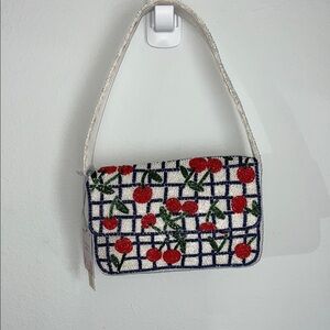 Made In India | Cherries Beaded Shoulder Bag